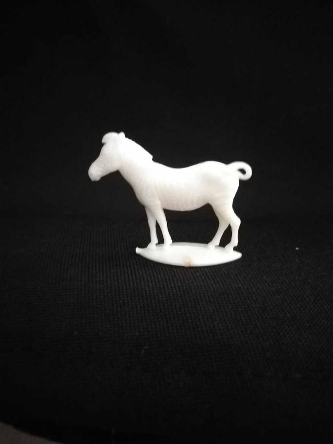 African Animal Zebra hard plastic