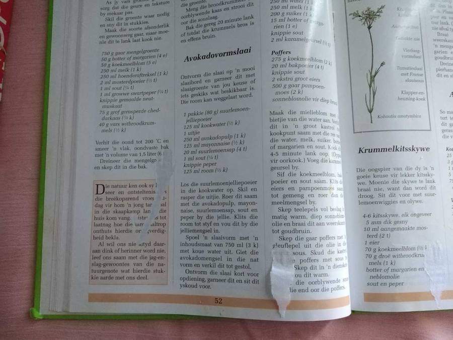 Annette Human Spyskaarte vir elke seisoen