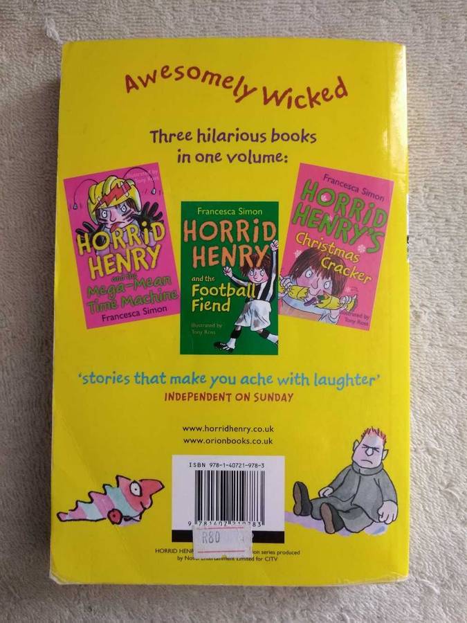 Francesca Simon A Hat Trick of Horrid Henry 3 books in 1