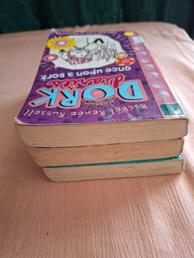 Rachel Renée Russell Dork Diaries Dear Dork, Skating Sensation and Once upon a Dork