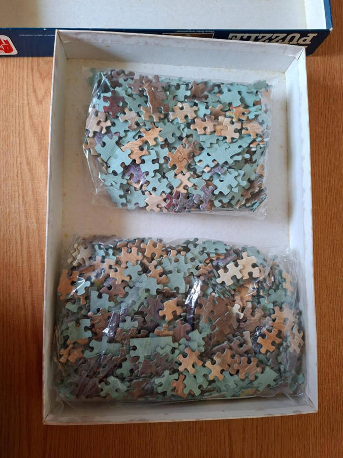 1000 Piece Puzzle Golden Retriever Puppy