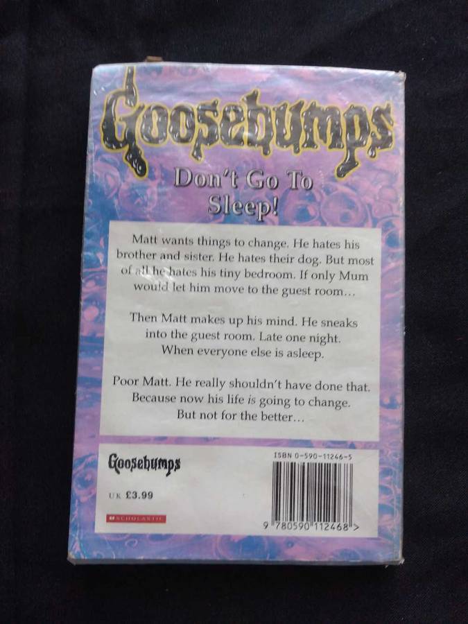 R. L. Stine Goosebumps Don't go to sleep