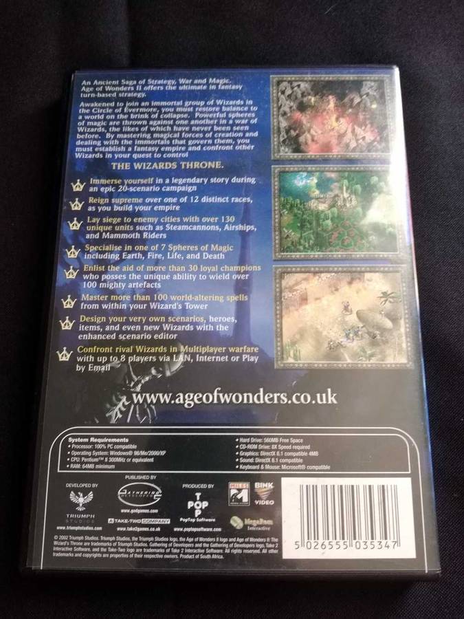 PC Game Age of Wonders II