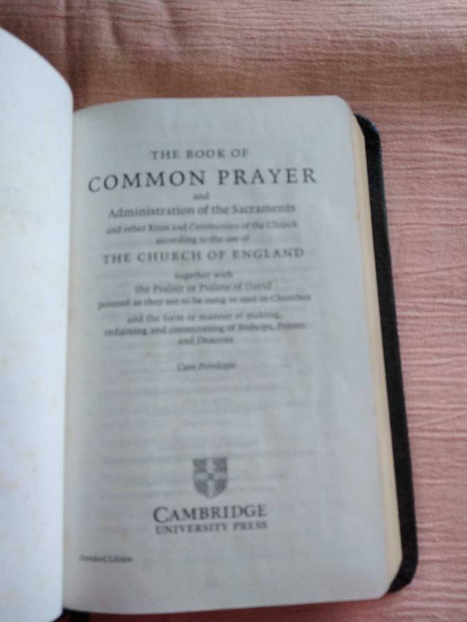 A Cambridge Prayer Book The Book of Common Prayer