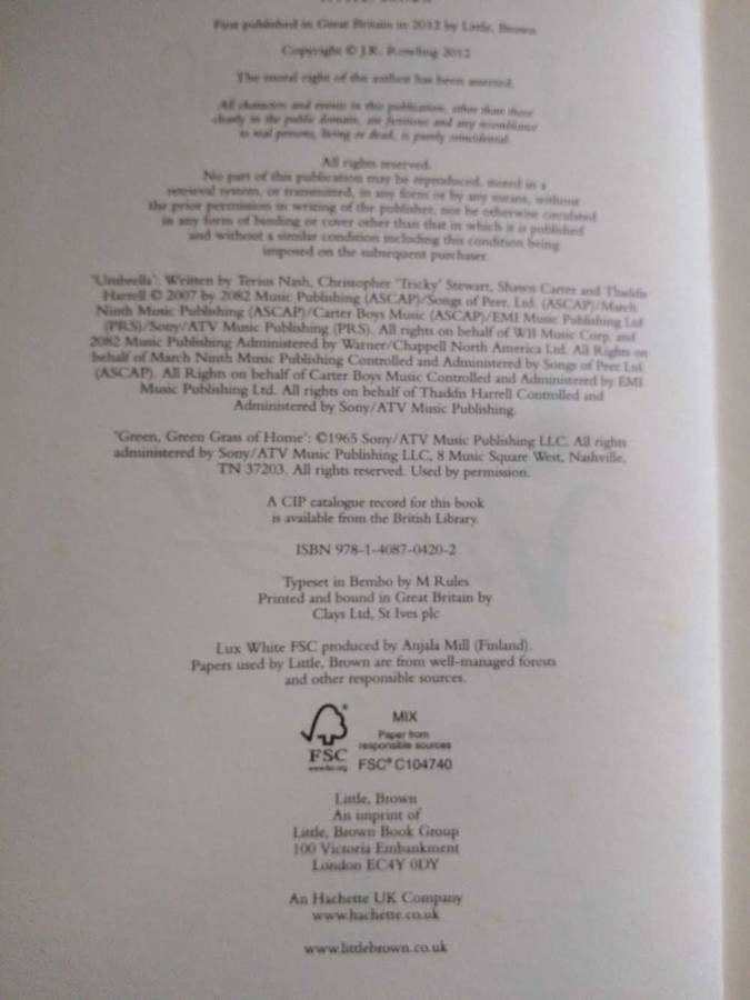 J. K. Rowling The Casual Vacancy