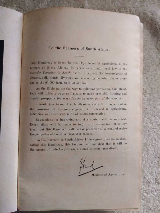 Handbook for Farmers in South Africa Department of Agriculture Pretoria