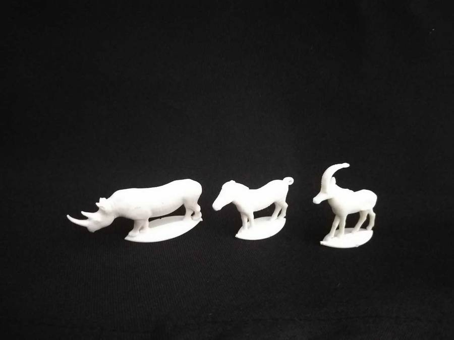 11 African Animals Hard Plastic