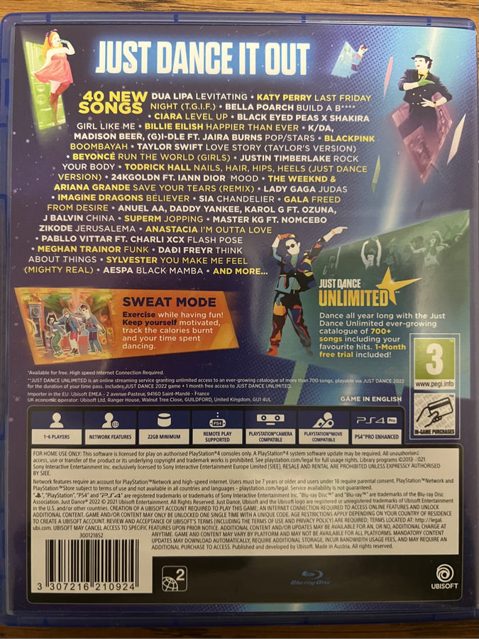 Just Dance 2022 PS4
