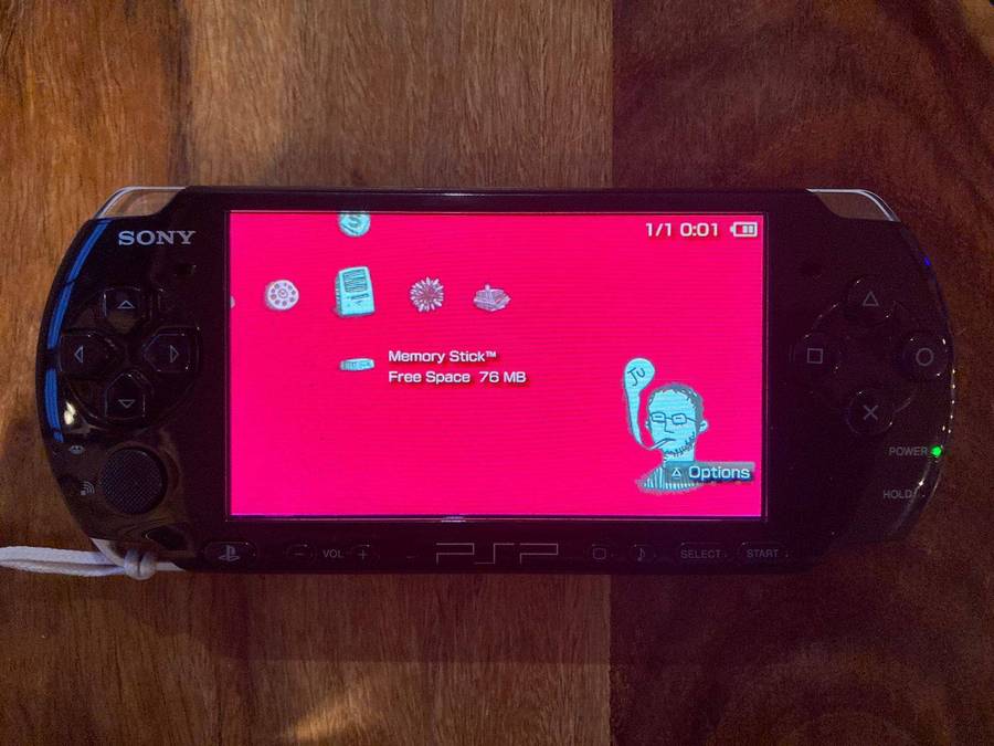 PSP-3000 *Black* Modded