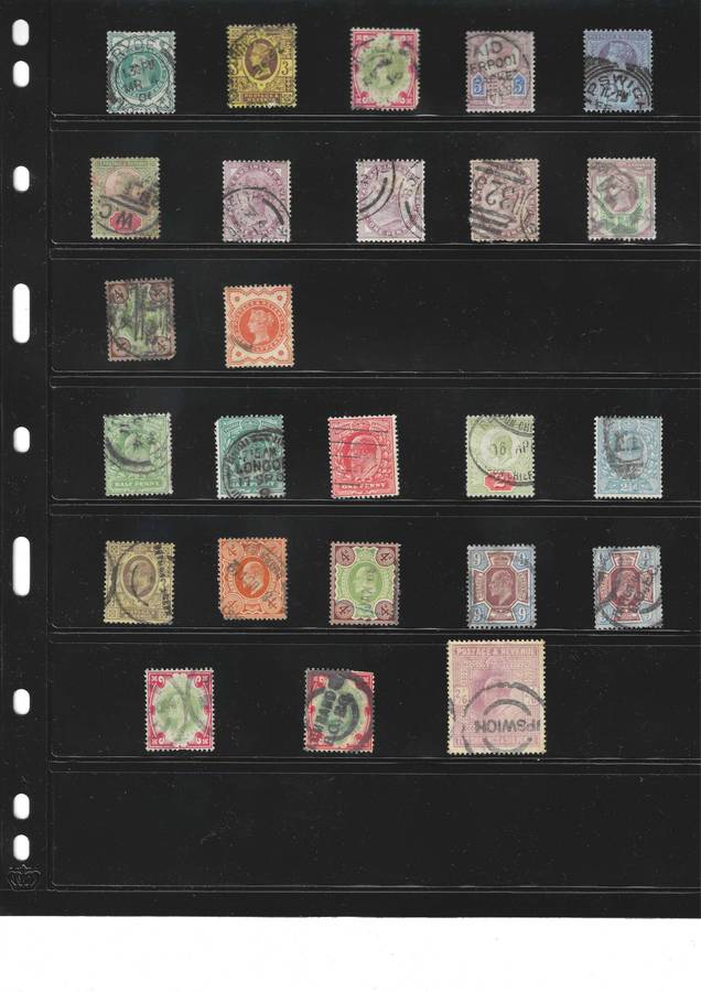 Edward VII Incl 2/6 and 5/ high values