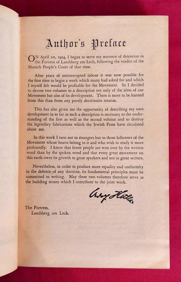 Mein Kampf - Adolf Hitler - (1939 English Translation)