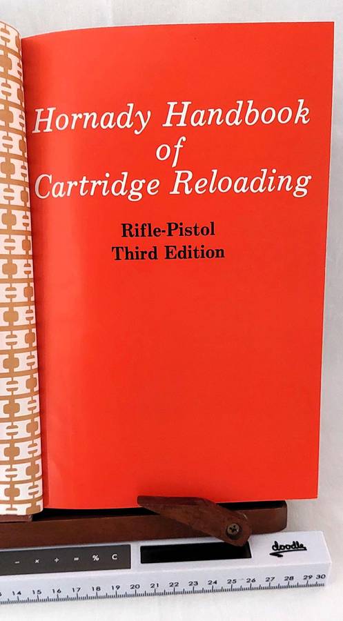 Hornady Handbook of Cartridge Reloading - Third Edition - 1987