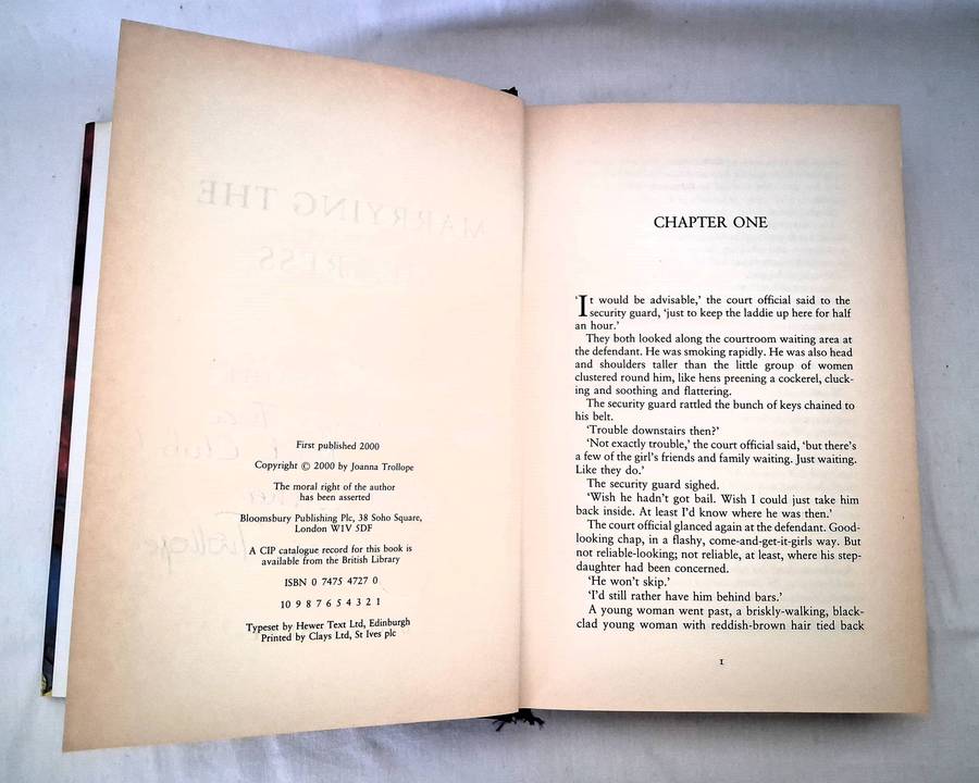Marrying The Mistress - Joanna Trollope  - Signed by author