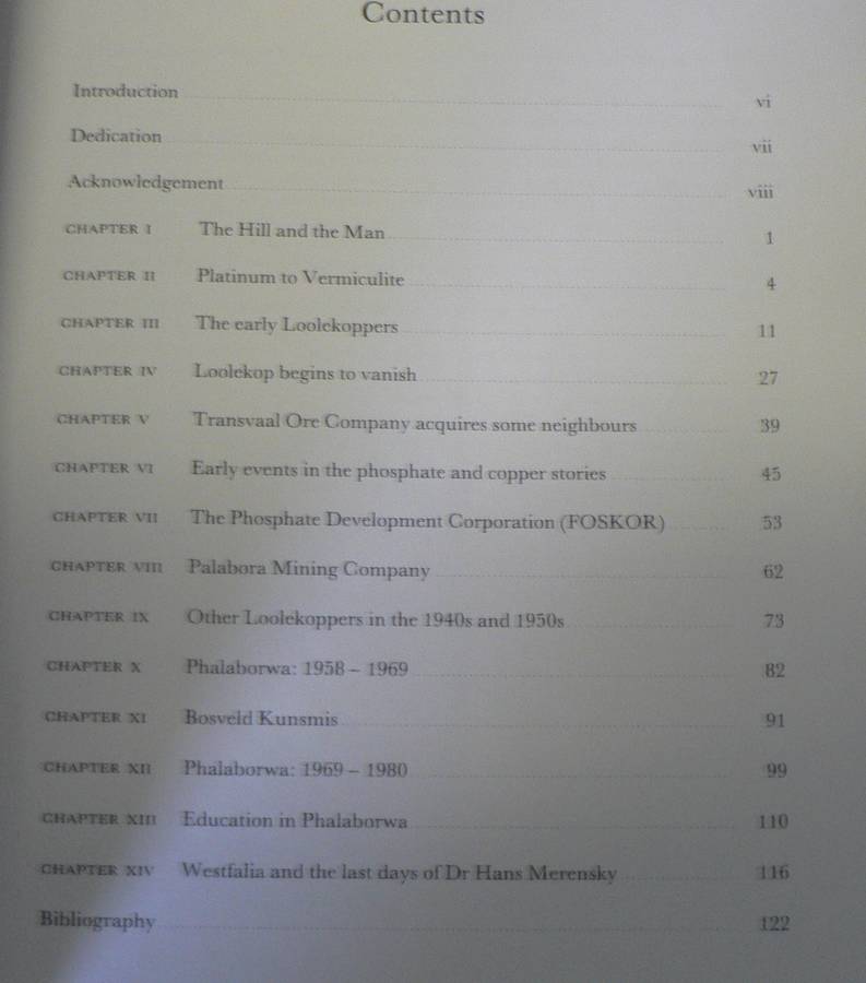 The Vanished Saddleback, the story of Phalaborwa by J.F. Grewar(Eastern/Northern Transvaal  history)