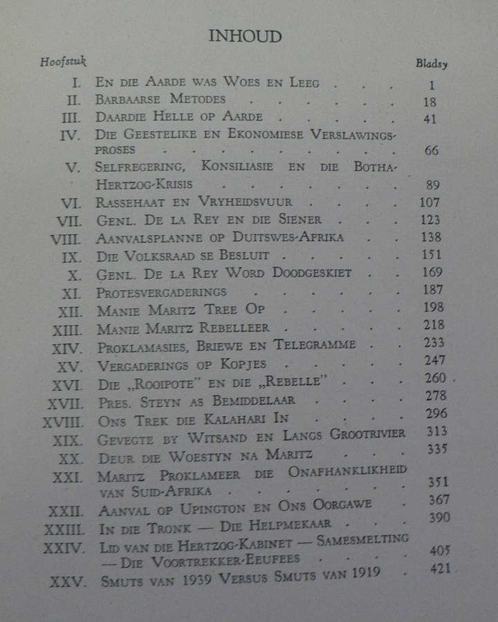 Ons Geskiedenis-serie: Die pad van die veroweraar deur Genl. JCG Kemp(1914 rebellie en later)