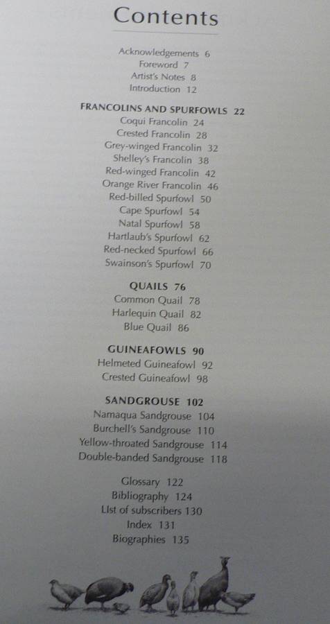 Gamebirds of Southern Africa by Little and Crowe