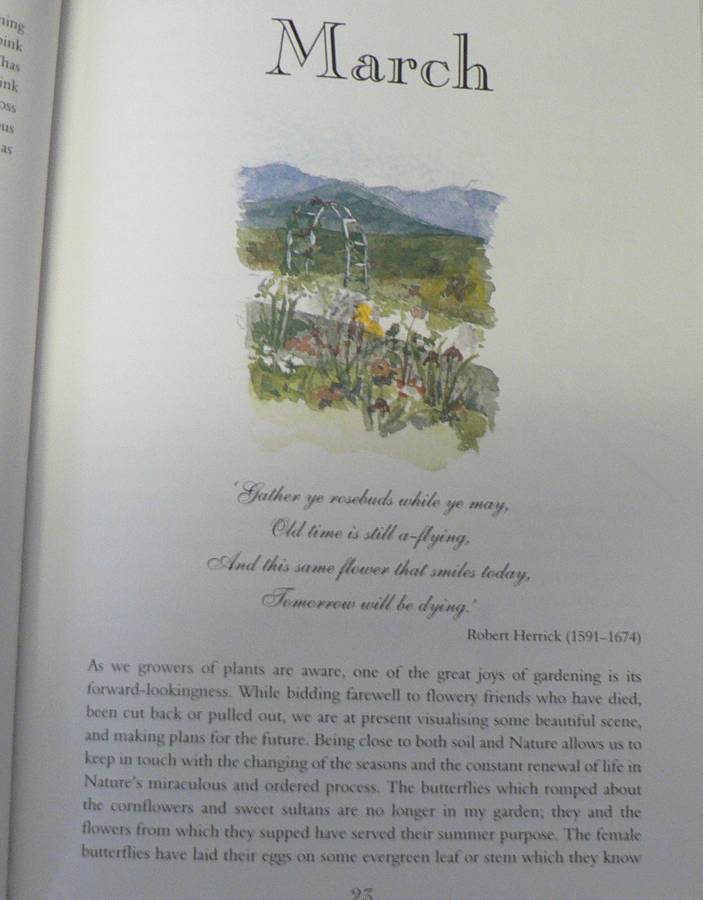 In a country garden by Gillian Rattray