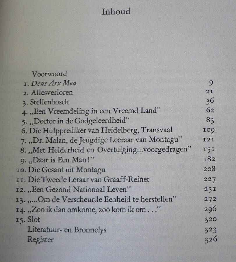 2 X D F Malan boeke