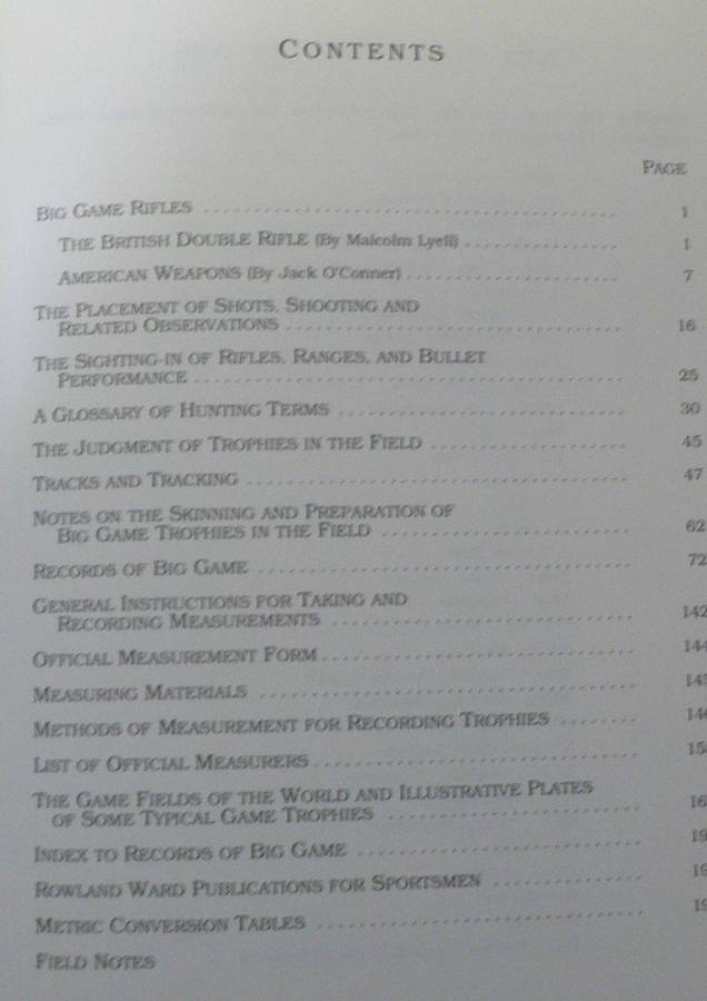 Rowland Ward's Sportman's Handbook(hunting)
