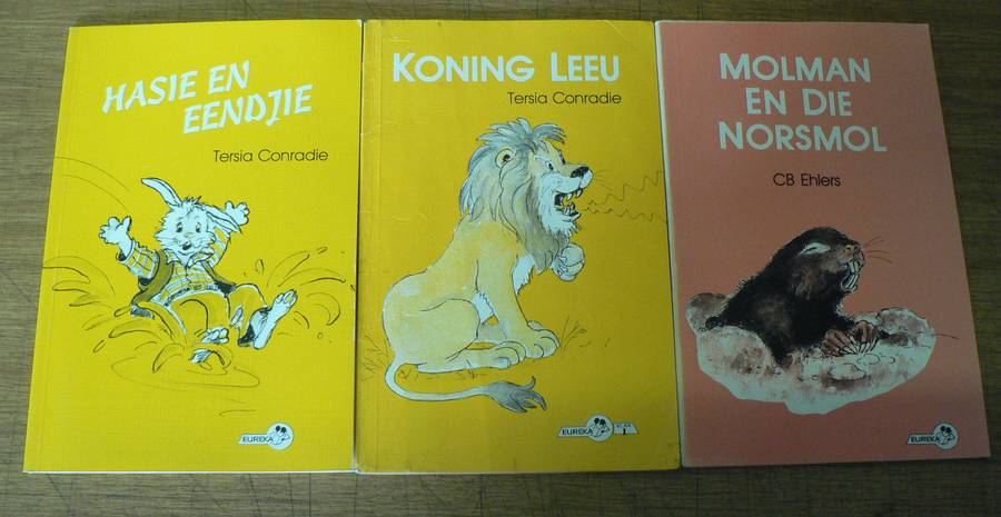 3 X Afrikaanse leesboekies,  veral geskik vir tuisonderrig/home schooling