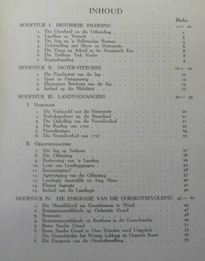 Ons Geskiedenis-serie: Trek deur Dr. P.J. vd Merwe (alles oor die verskillende tipes Trekboere)