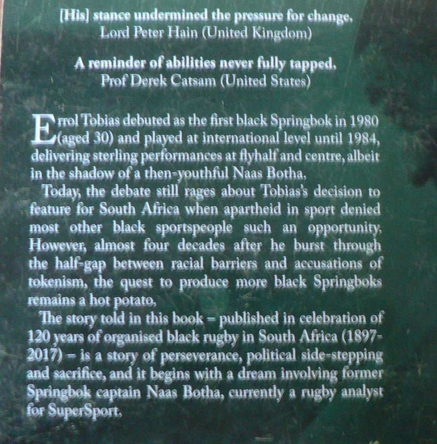 Bursting through the half-gap by Heinrich Wyngaard (Errol Tobias)