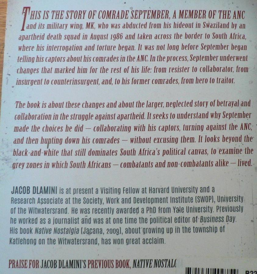 Askari by Jacob Dlamini