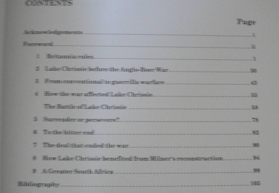 Lake Chrissie and the Anglo-Boer War by Ton Sanders