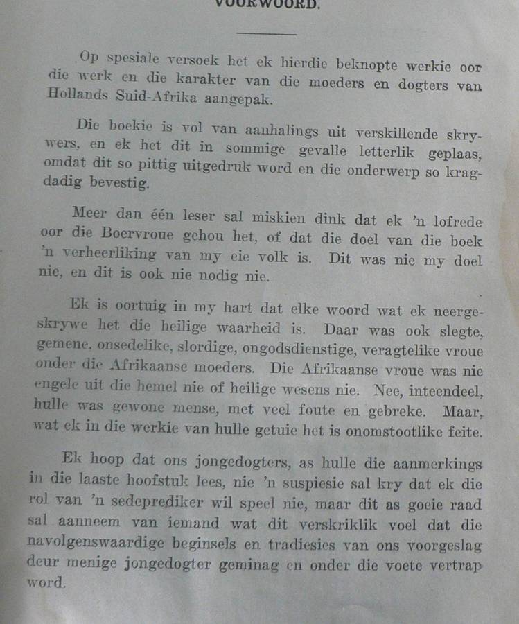 Die Afrikaans Vrou deur Eric Stockenstrom (pioniers/Voortrekkers/Anglo-Boereoorlog)