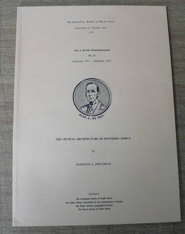 4 X scarce SA Geology ( Alex L. du Toit memorial lectures)