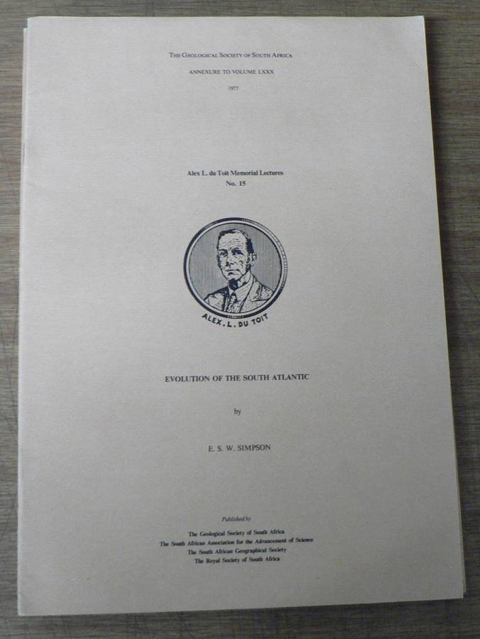 4 X scarce SA Geology ( Alex L. du Toit memorial lectures)