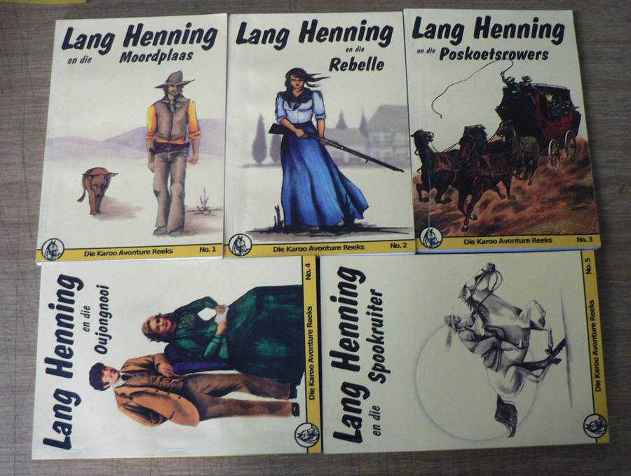 18 x Lang Henning reeks boekies deur Mary Sadler(groot winskoop)