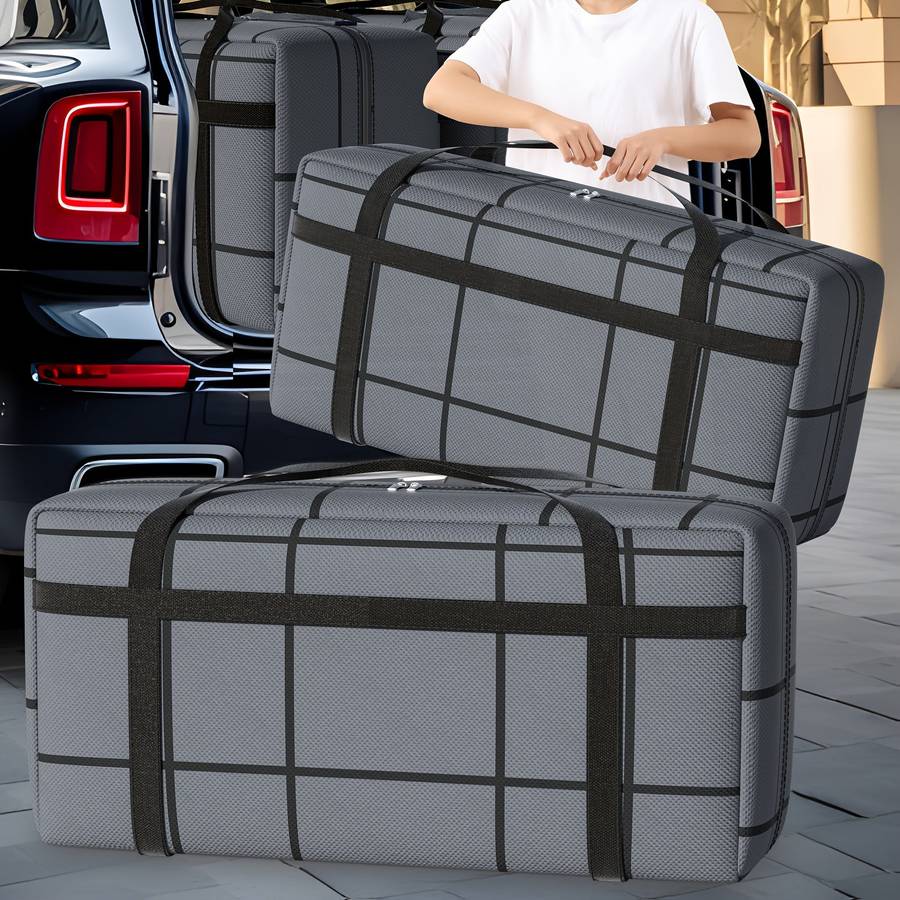 1 Extra Large Capacity Foldable Storage Bag - Durable Scratch-Resistant Clothing And Bedding Contain