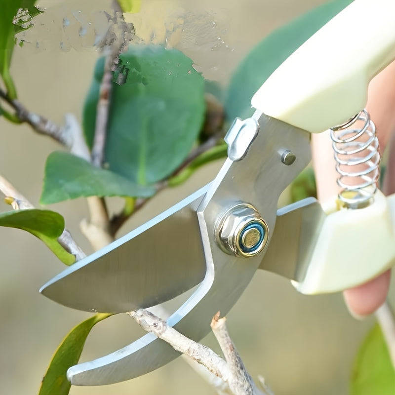 2-Pack Stainless Steel Garden Shears - Great For Pruning, Trimming Branches And Flowers Gardening Pr