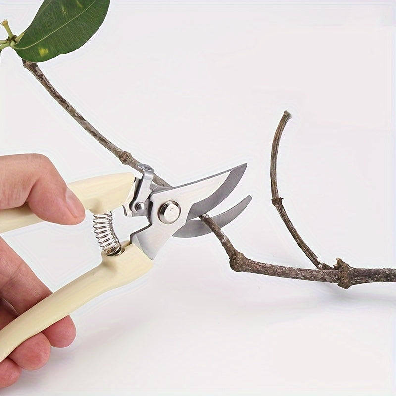 2-Pack Stainless Steel Garden Shears - Great For Pruning, Trimming Branches And Flowers Gardening Pr