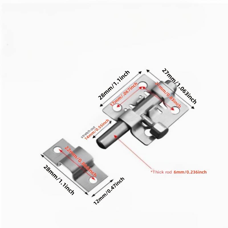 304 Stainless Steel Door Latch