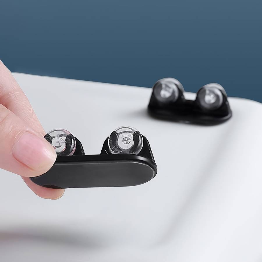 Black Adhesive Caster Wheels