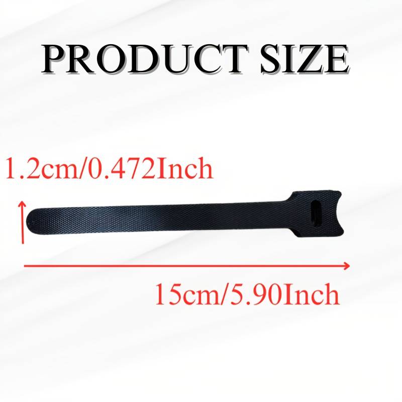 5pcs Reusable Hook and Loop Straps