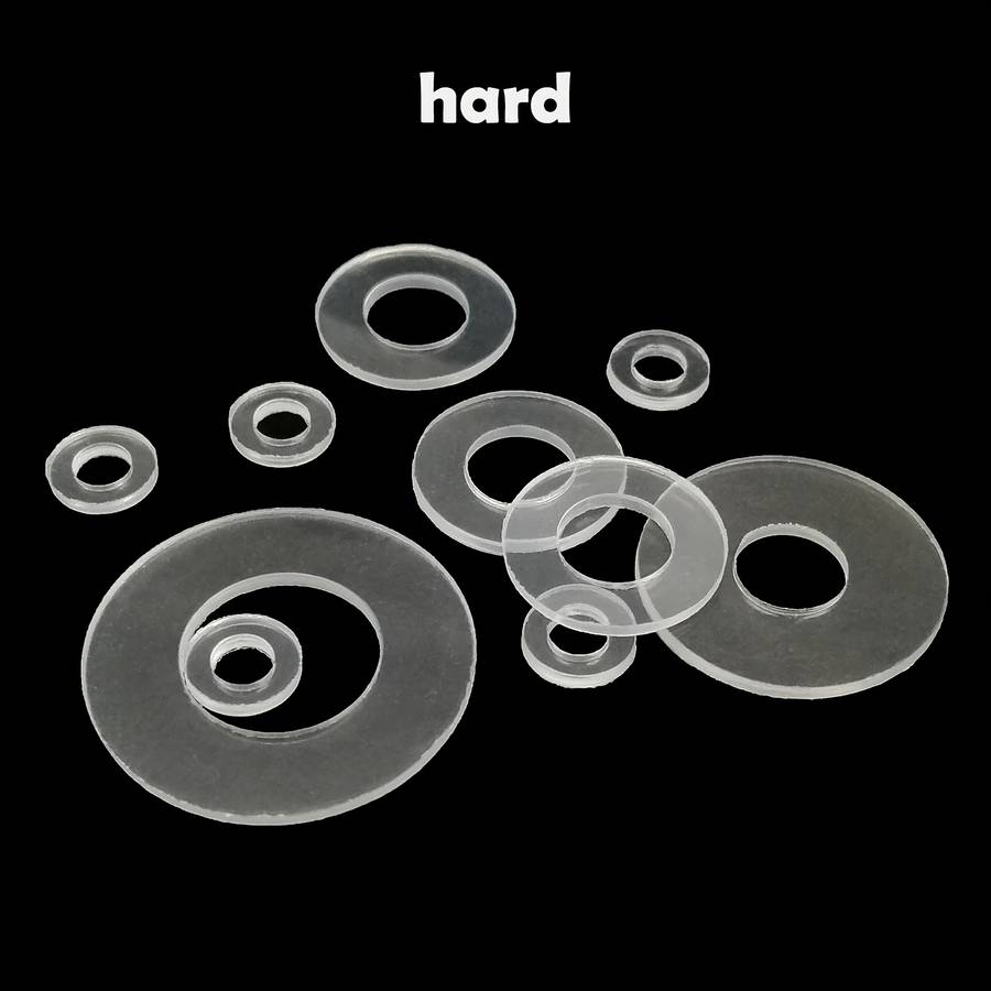 Transparent PVC Flat Washers