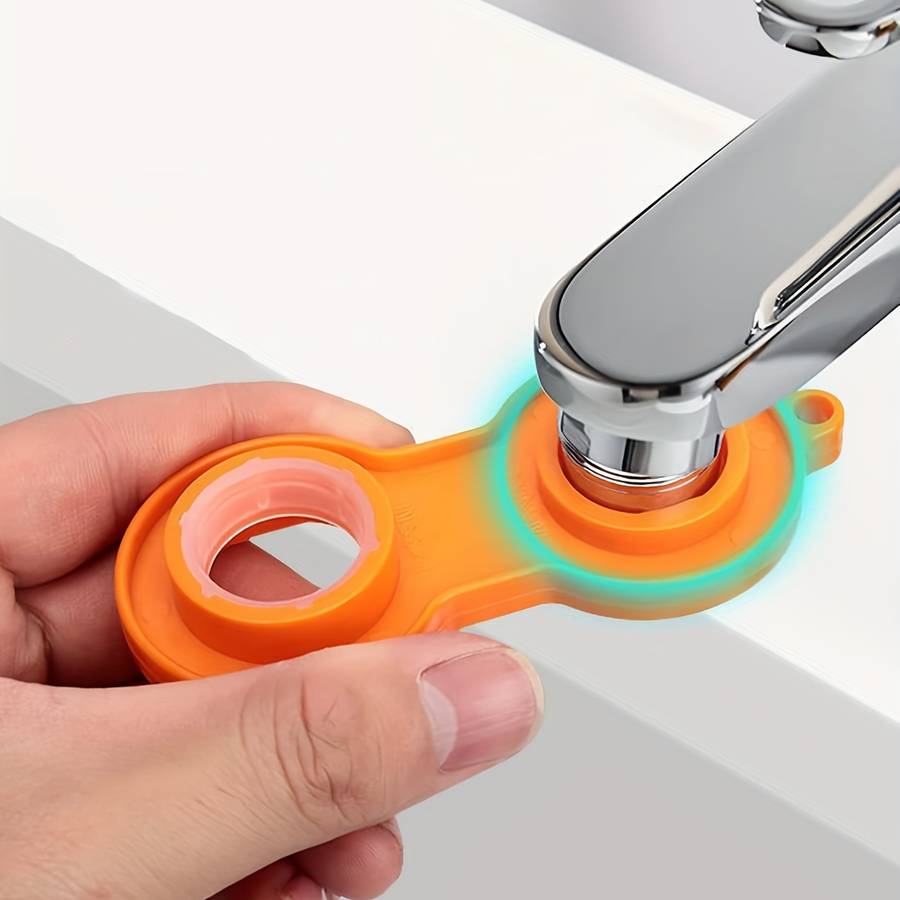 Easy-Install Orange Foam Faucet Wrench