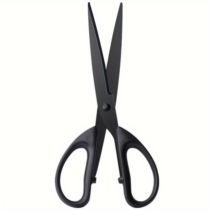 Rust-proof black blade office scissors: non-stick, durable, suitable for crafts and office use