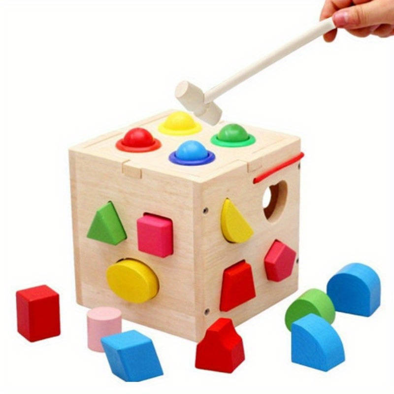 1pc Mini Solid Wood Hammer