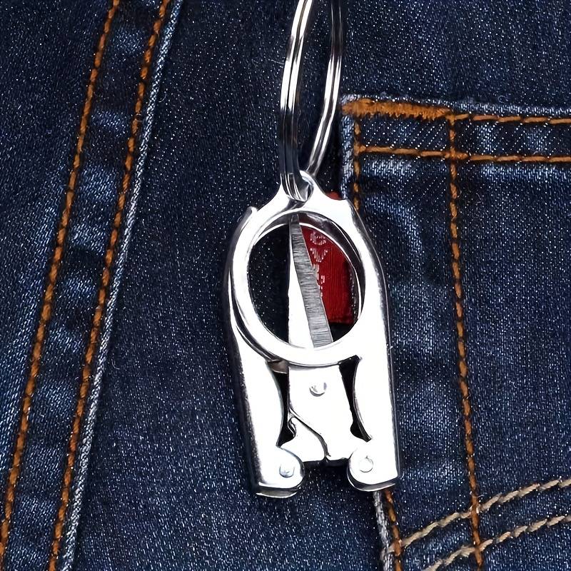 1Pca M Better Than Professional Stainless Steel Folding Scissors, Portable Scissors