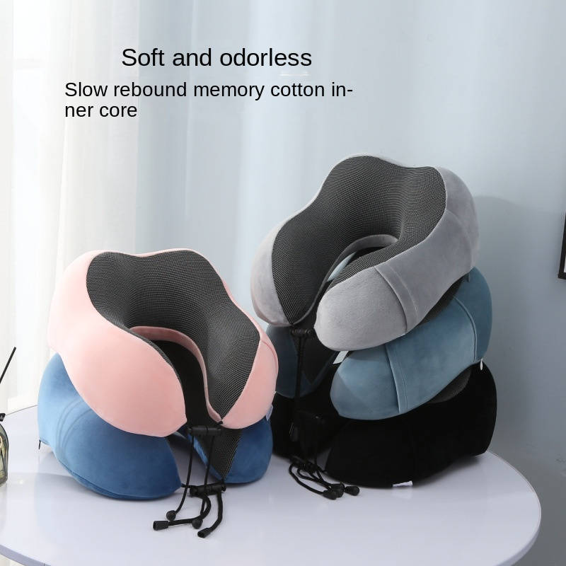 1 PC Ergonomic U Shape Memory Foam Travel Neck Pillow