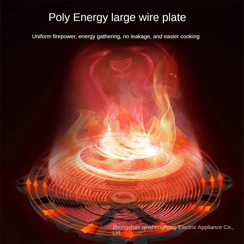 3000W Concave Induction Cooker Household Integrated Concave Boiler Battery Cooker