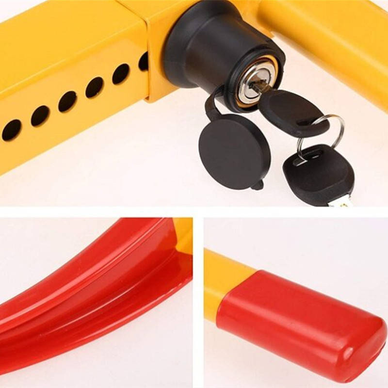 Heavy Duty Steel Trailer Wheel Lock Anti-Theft Car Tire Clamp Wheel Lock