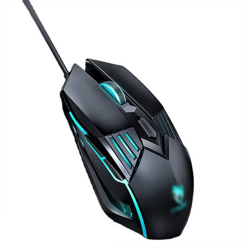 6D Wired LED Ergonomic Optical Computer Gaming Mouse
