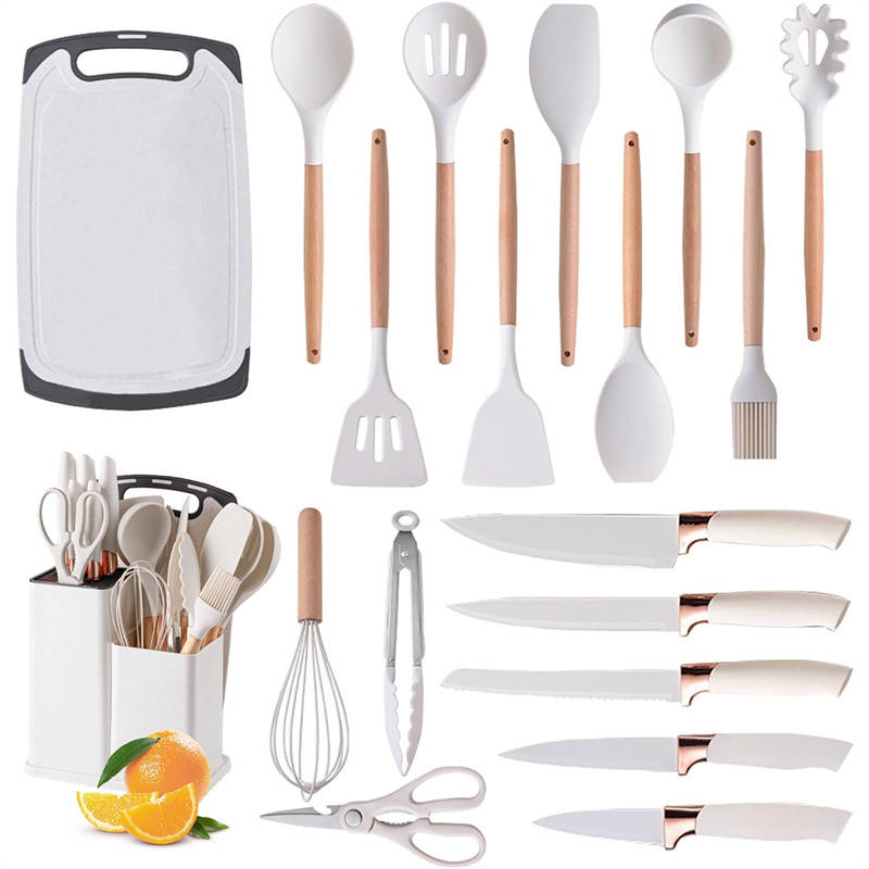19-Piece Non-Stick Silicone Cookware Set