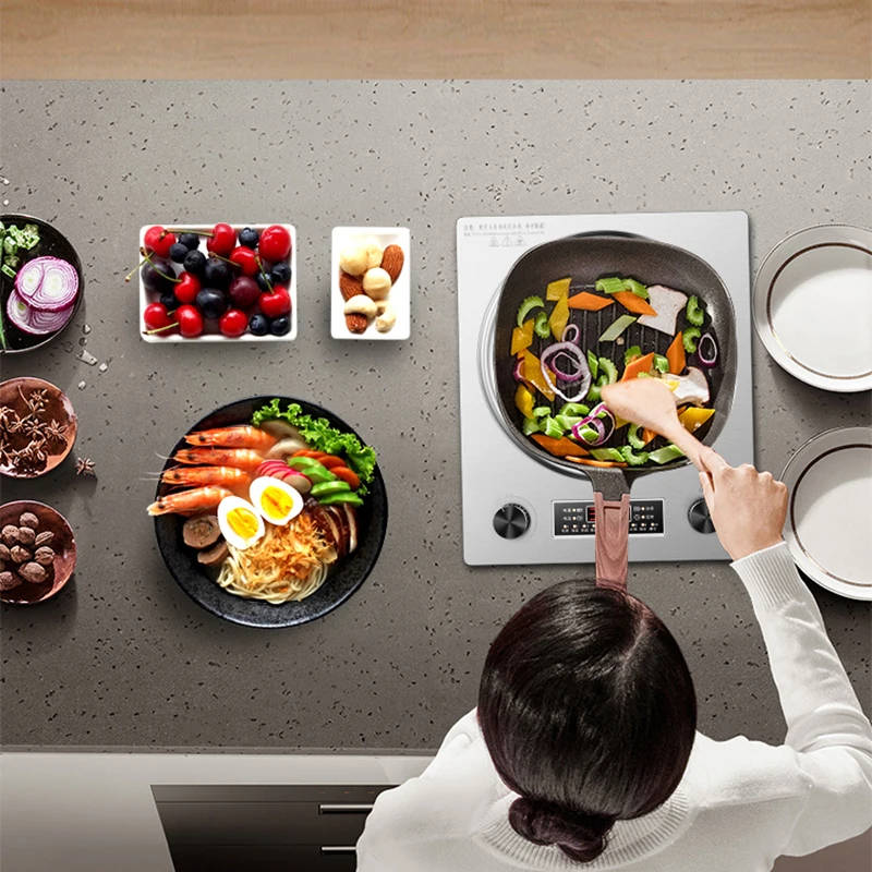 3000W Concave Induction Cooker Household Integrated Concave Boiler Battery Cooker