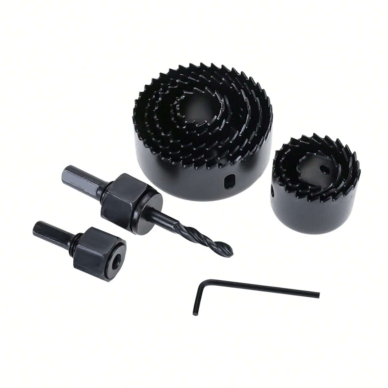 11-Piece Hole Saw Drill Bit Kit for Softwood, Plywood, Drywall, PVC
